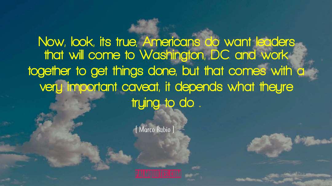 Things Will Get Done quotes by Marco Rubio