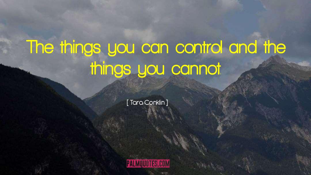 Things You Can Control quotes by Tara Conklin