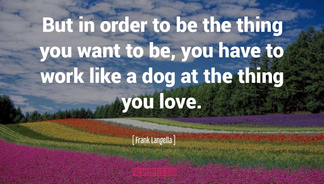 Things You Love quotes by Frank Langella