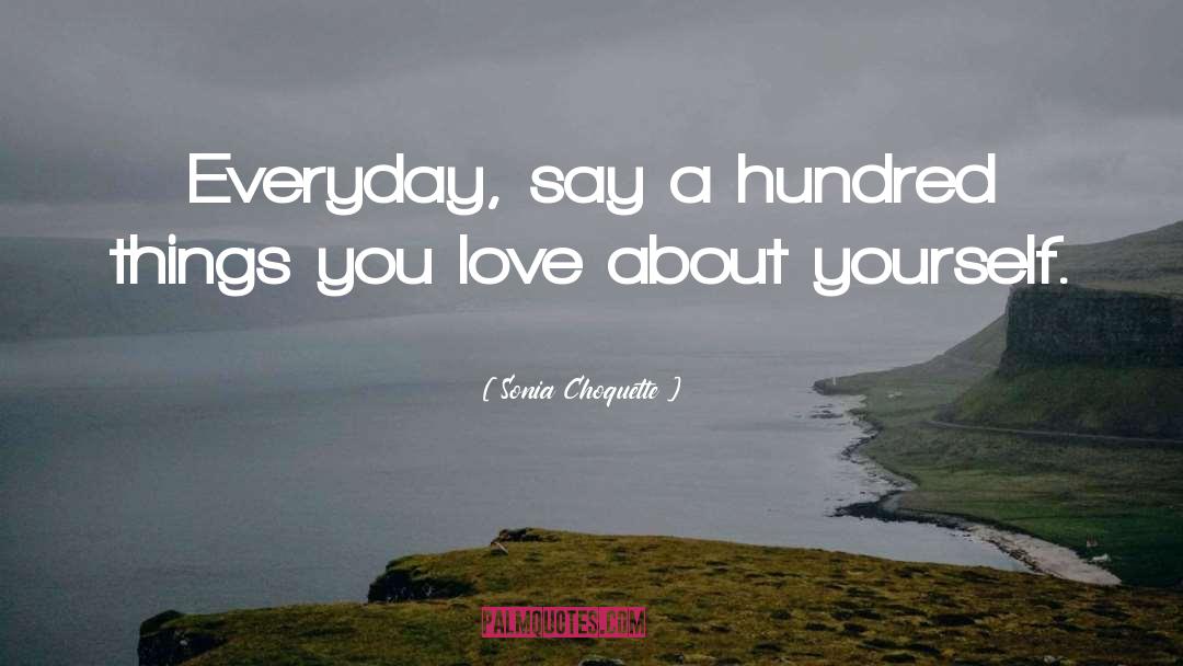 Things You Love quotes by Sonia Choquette
