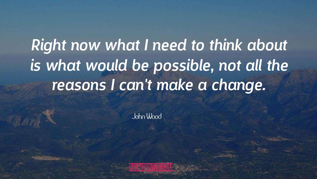 Think About quotes by John Wood