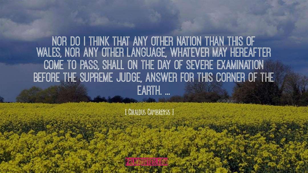 Think Answer On The Other Side quotes by Giraldus Cambrensis