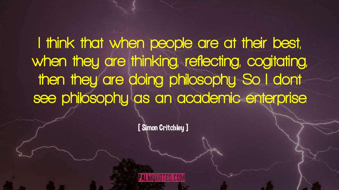 Think Critically quotes by Simon Critchley