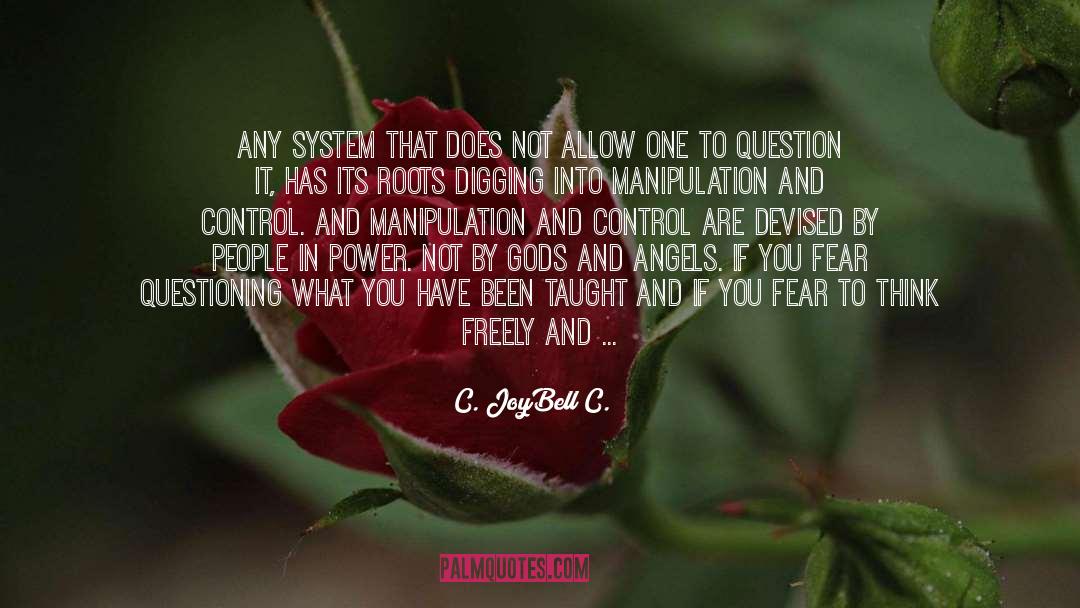 Think Free quotes by C. JoyBell C.