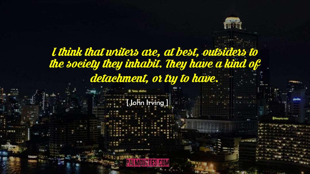 Think Global quotes by John Irving