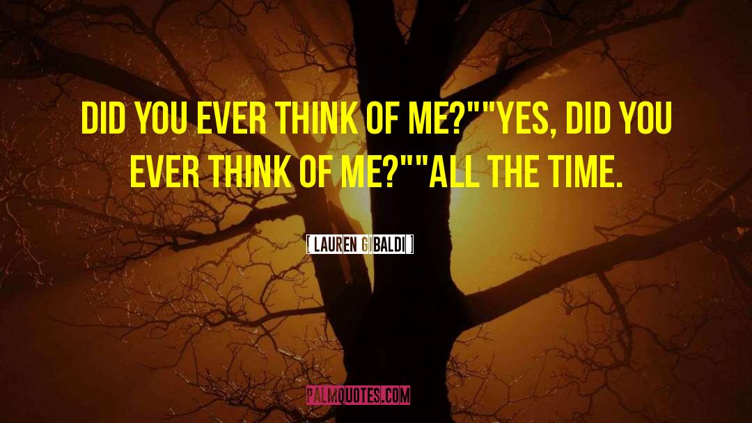 Think Of Me quotes by Lauren Gibaldi