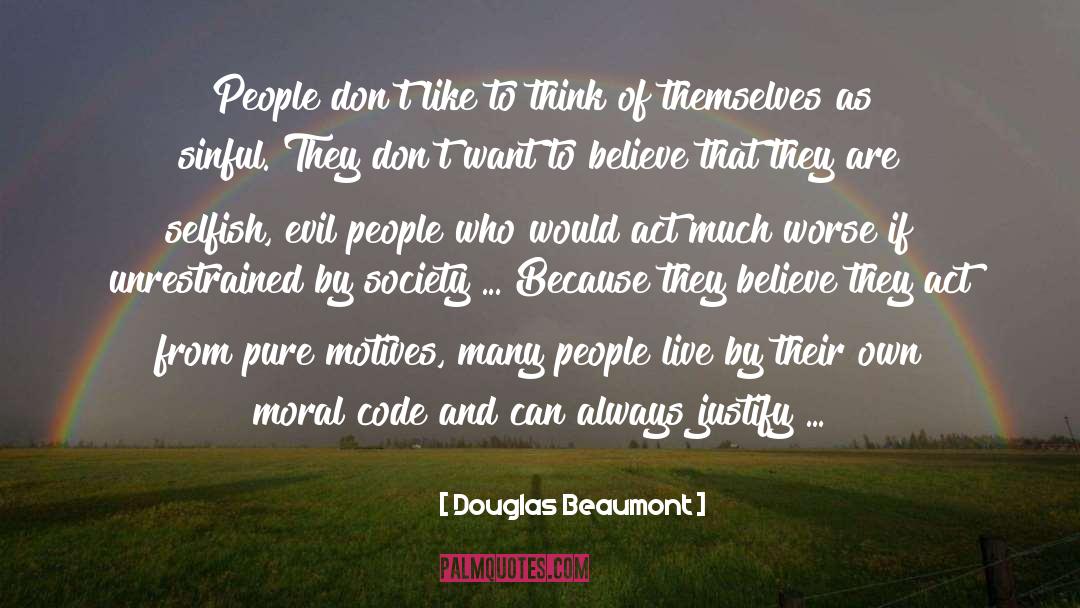 Think Of Someone quotes by Douglas Beaumont