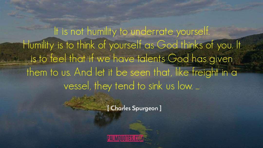 Think Of Yourself quotes by Charles Spurgeon