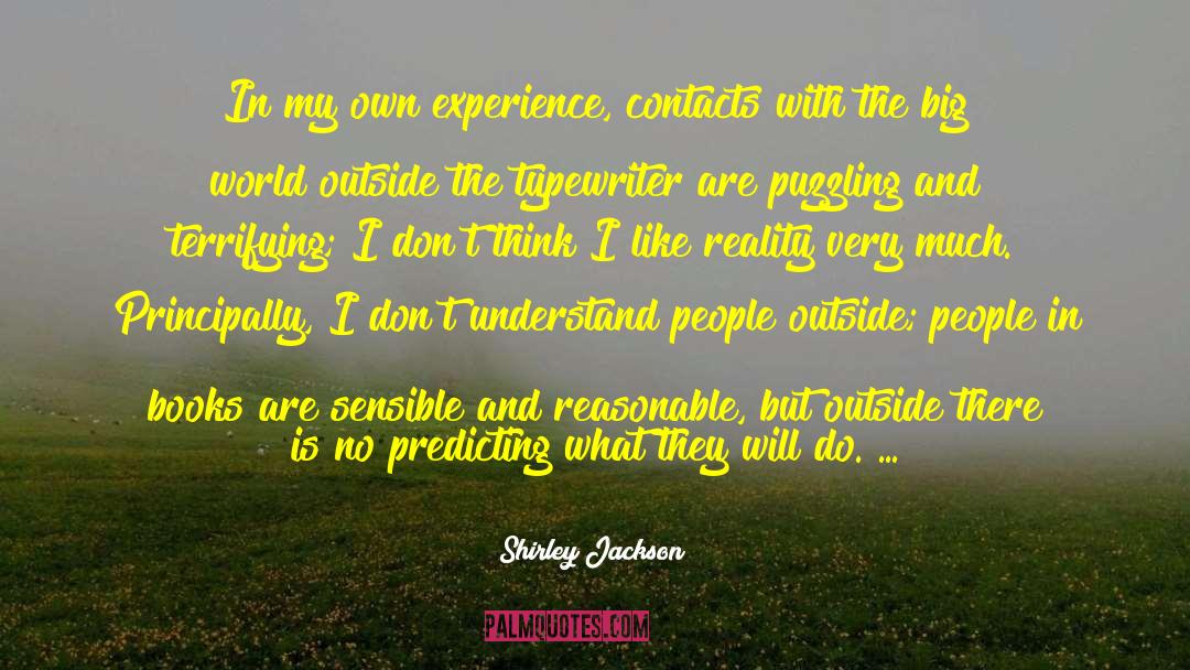 Think Outside Box quotes by Shirley Jackson
