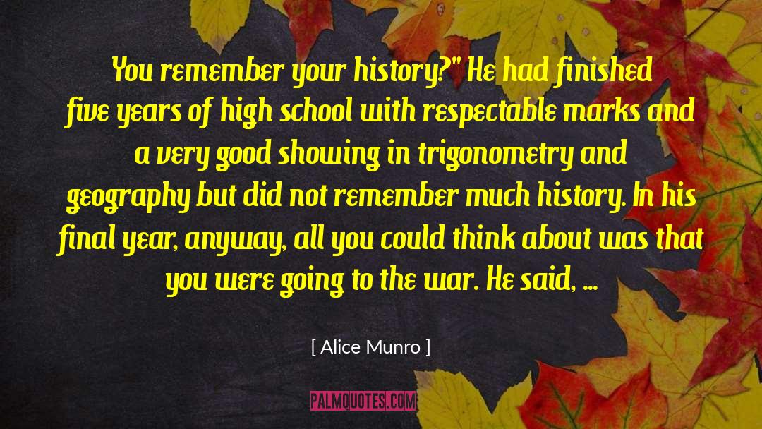 Think Passionately quotes by Alice Munro