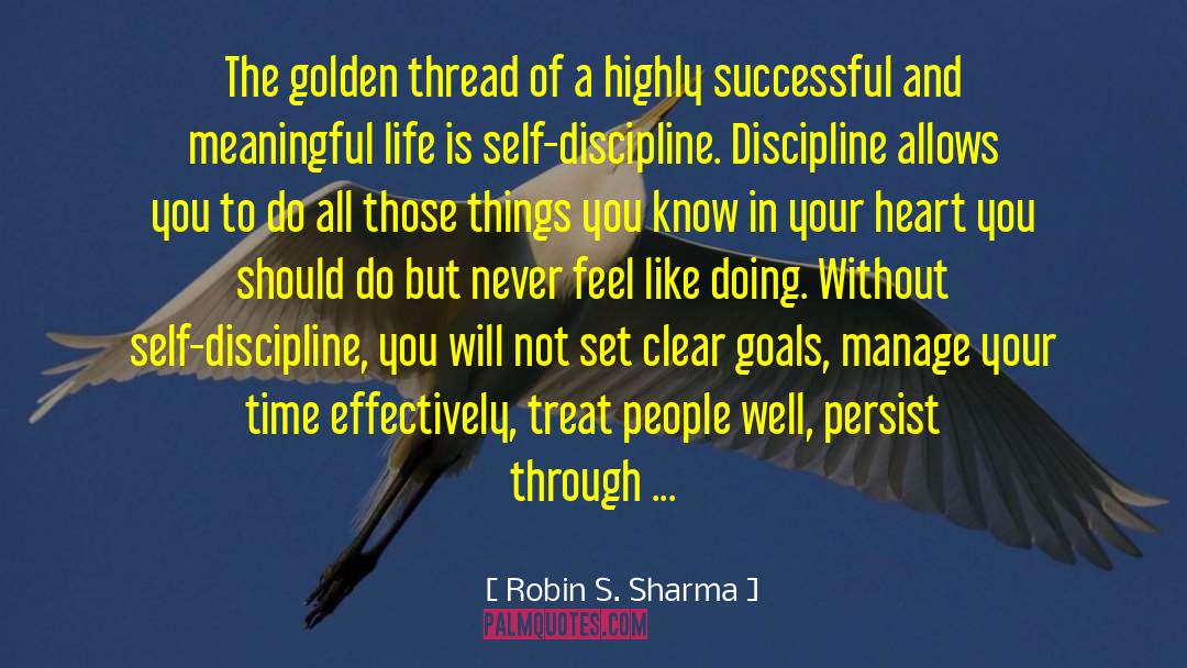 Think Positive quotes by Robin S. Sharma