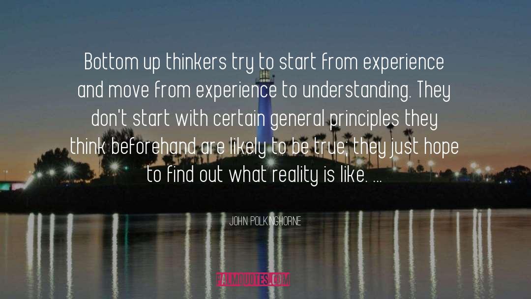 Thinker quotes by John Polkinghorne