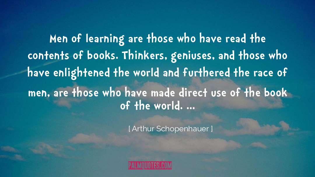 Thinker quotes by Arthur Schopenhauer