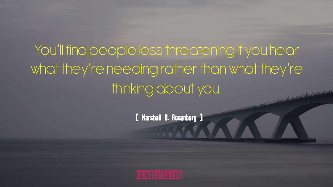 Thinking About You quotes by Marshall B. Rosenberg