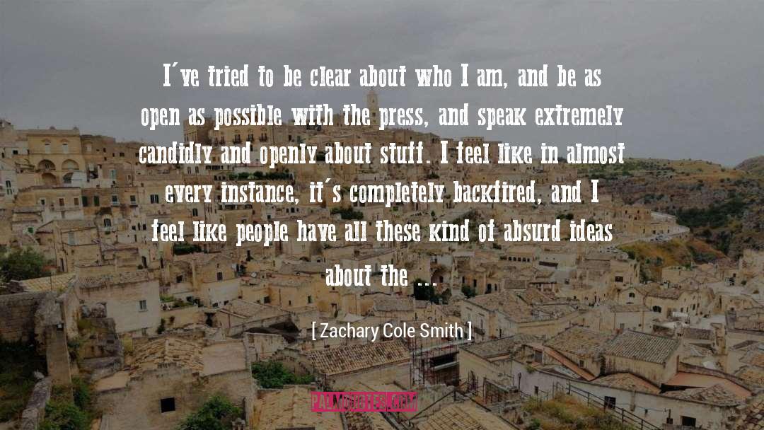 Thinking And Talking quotes by Zachary Cole Smith