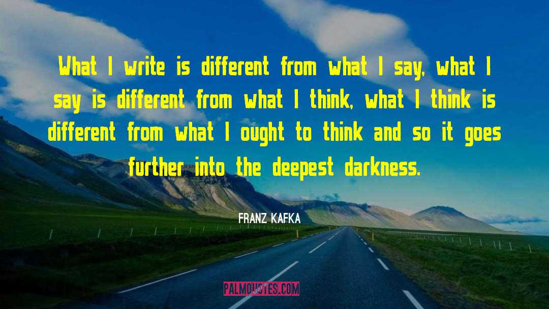 Thinking Different quotes by Franz Kafka