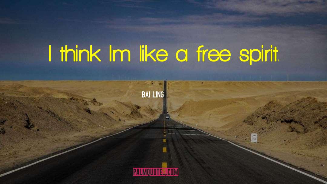Thinking Free quotes by Bai Ling