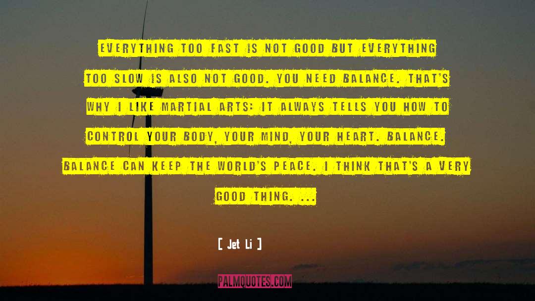 Thinking Mind quotes by Jet Li