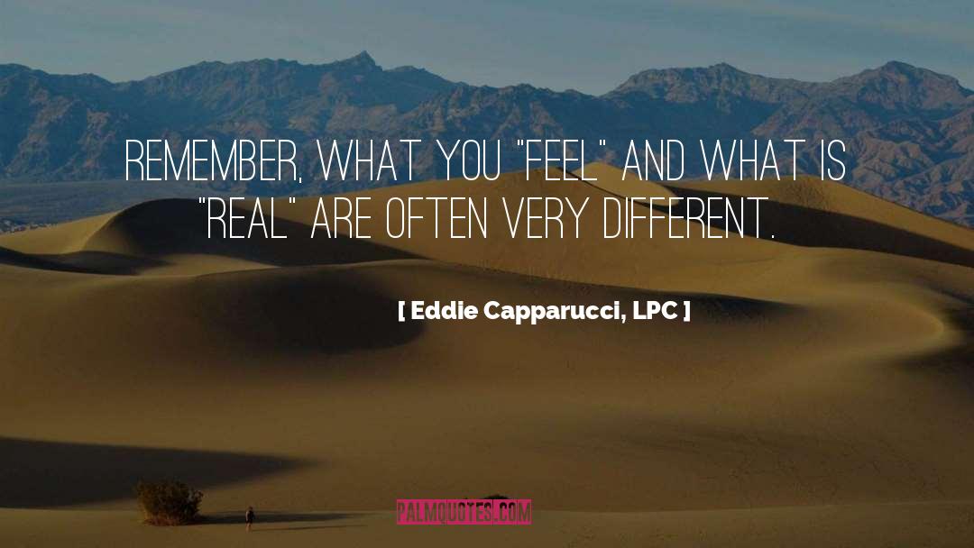 Thinking Negative quotes by Eddie Capparucci, LPC