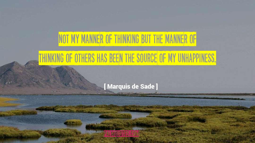 Thinking Of Others quotes by Marquis De Sade