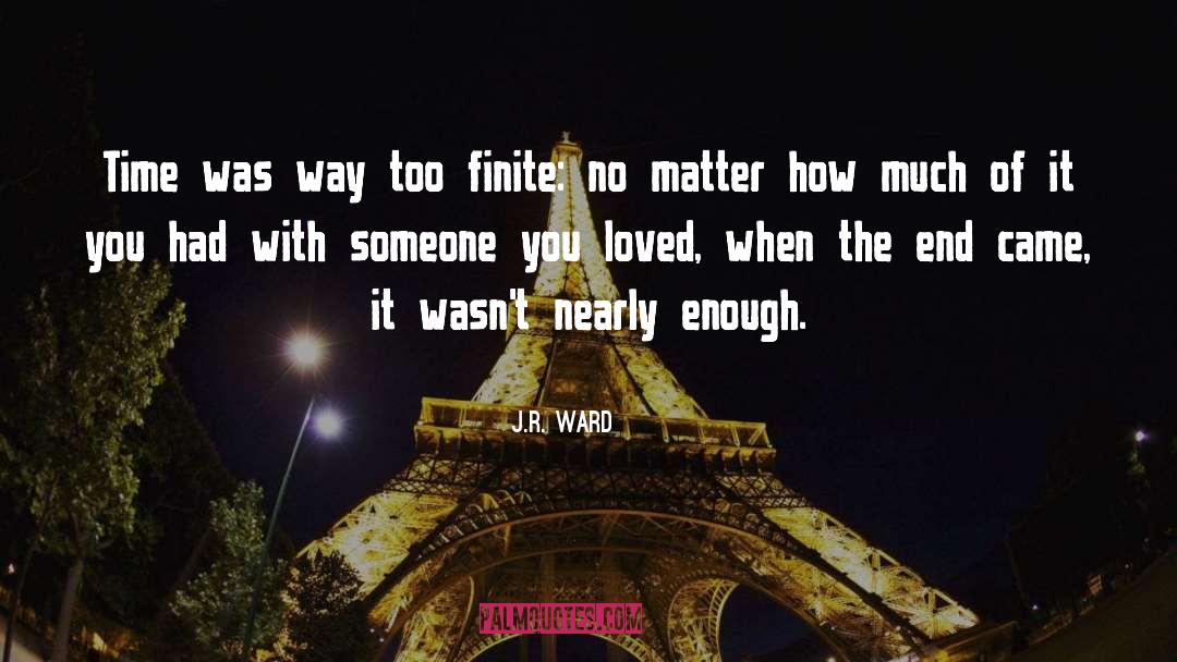 Thinking Of Someone Too Much quotes by J.R. Ward