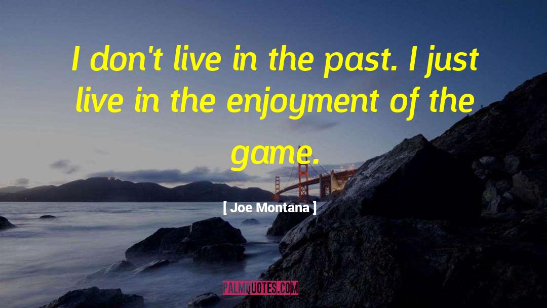 Thinking Of The Past quotes by Joe Montana