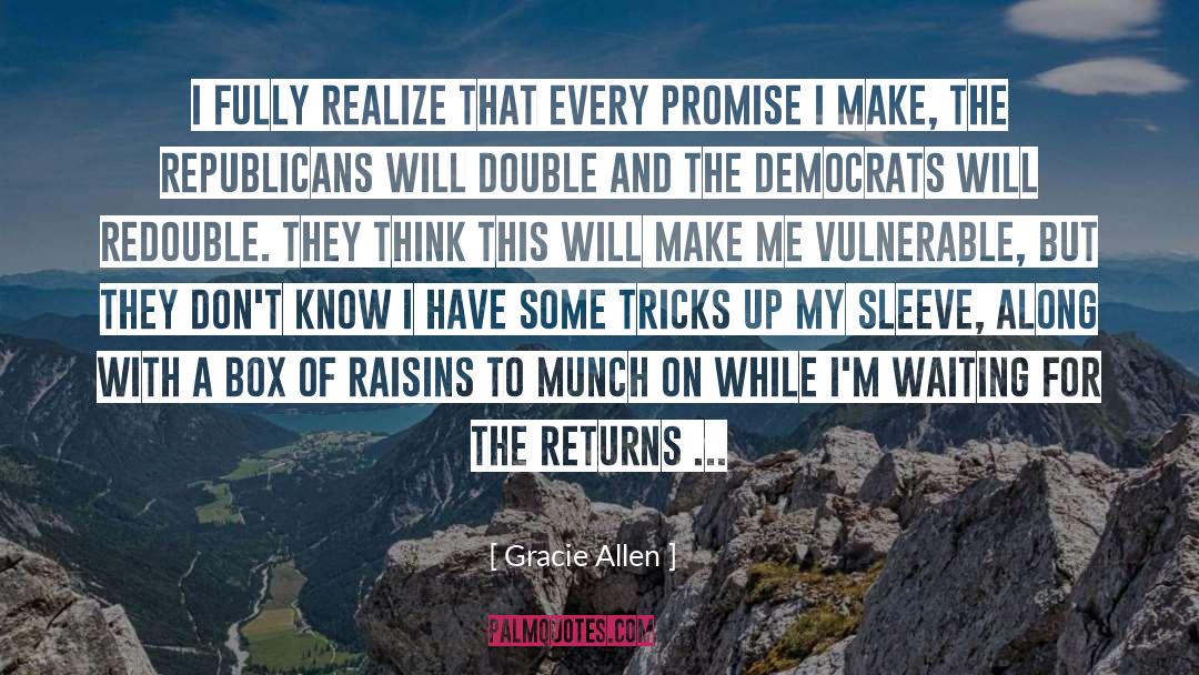 Thinking Of The Past quotes by Gracie Allen