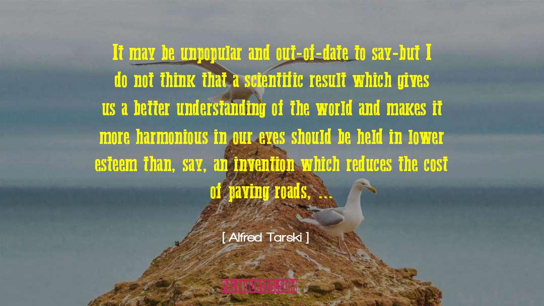 Thinking Of The Past quotes by Alfred Tarski