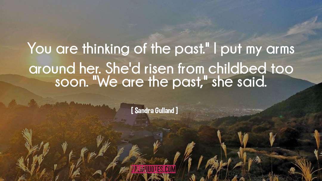 Thinking Of The Past quotes by Sandra Gulland