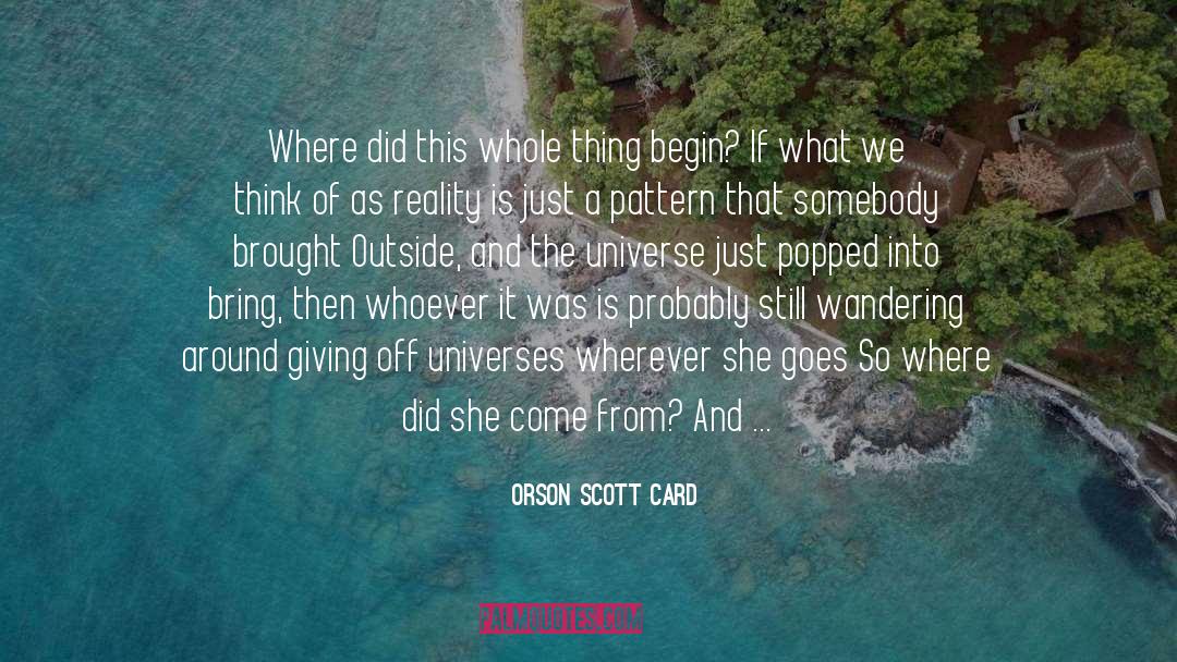 Thinking Outside Of The Box quotes by Orson Scott Card
