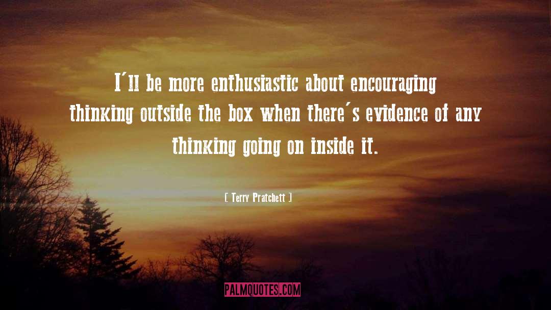 Thinking Outside The Box quotes by Terry Pratchett