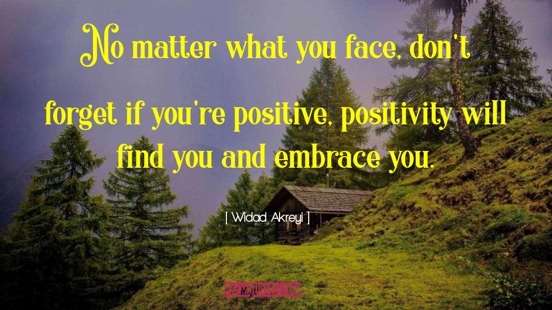 Thinking Positive Thoughts quotes by Widad Akreyi