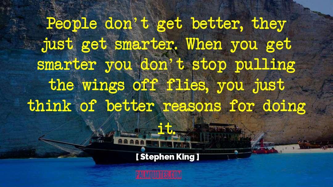 Thinking Reason quotes by Stephen King
