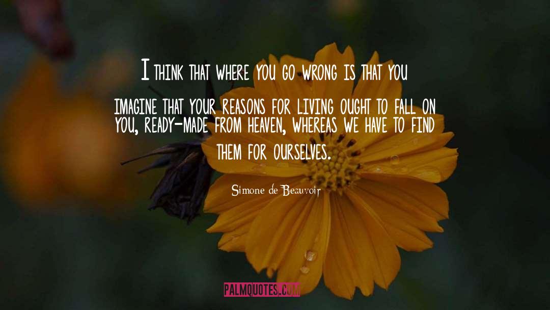 Thinking Reason quotes by Simone De Beauvoir