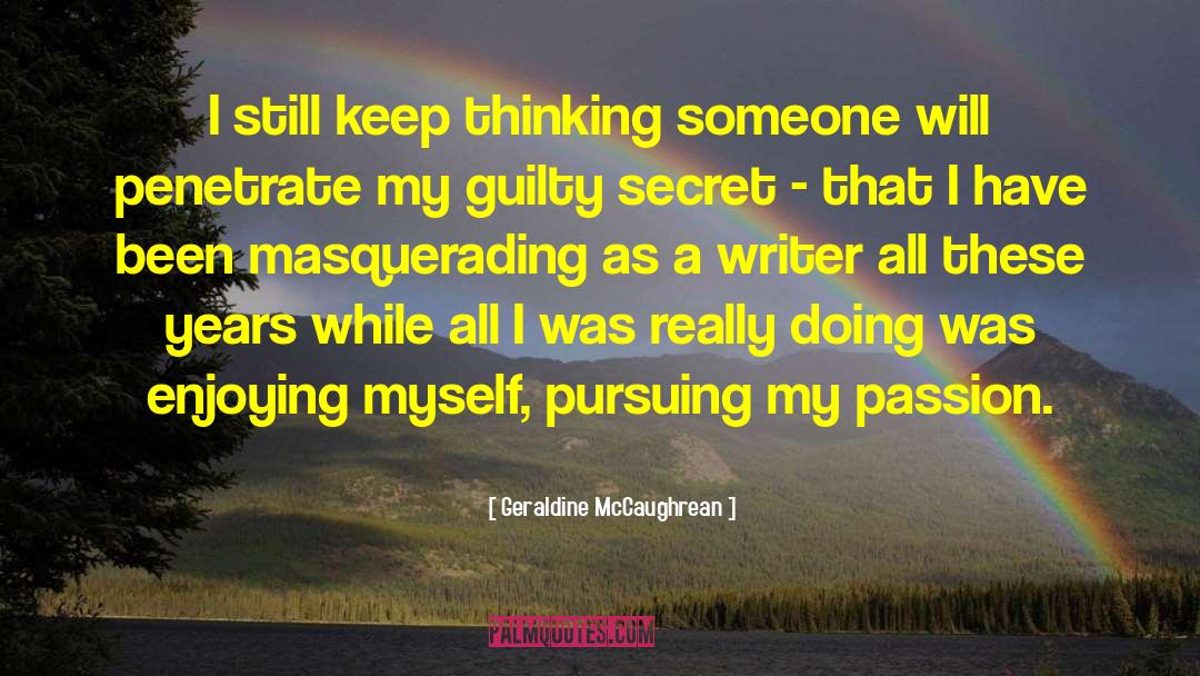 Thinking Someone quotes by Geraldine McCaughrean