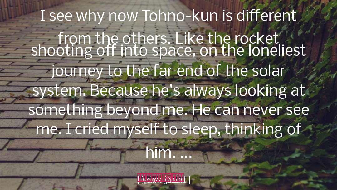Thinking Something Different quotes by Makoto Shinkai