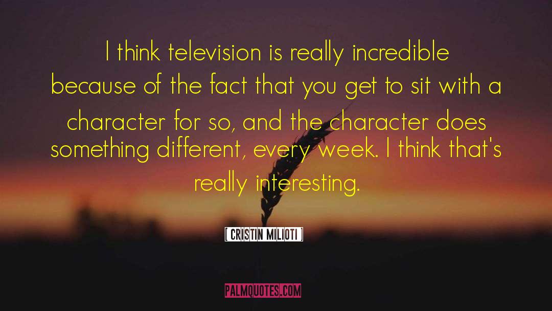 Thinking Something Different quotes by Cristin Milioti
