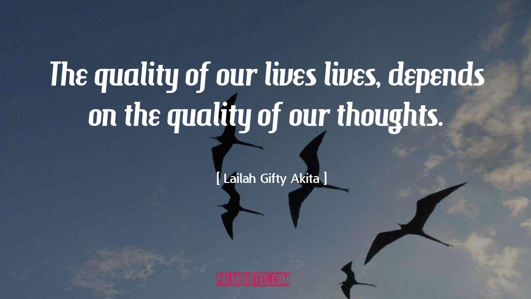 Thinking Thoughts quotes by Lailah Gifty Akita