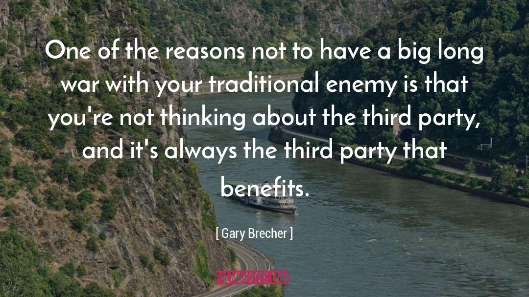 Third Party quotes by Gary Brecher