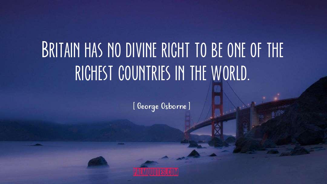 Third World Countries quotes by George Osborne