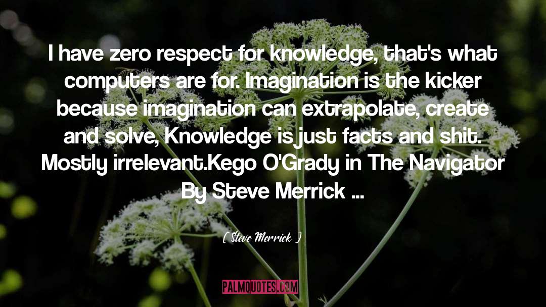 Thirst For Knowledge quotes by Steve Merrick