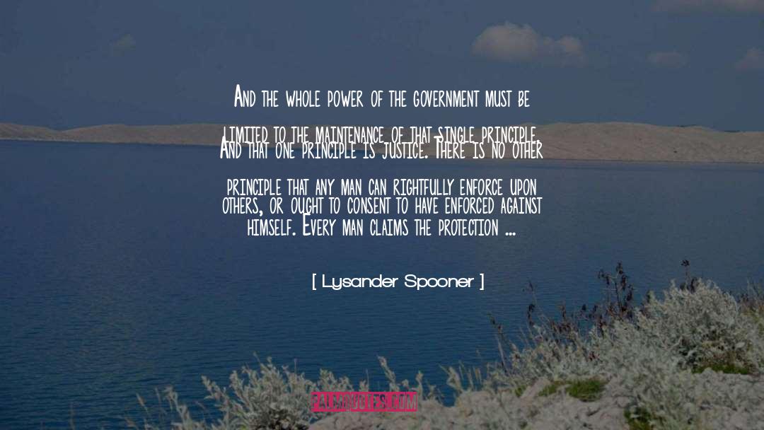 Thirst For Power quotes by Lysander Spooner