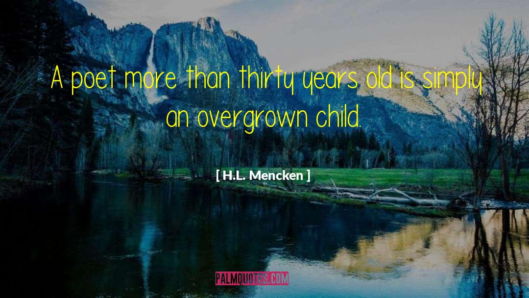 Thirty Years Old quotes by H.L. Mencken