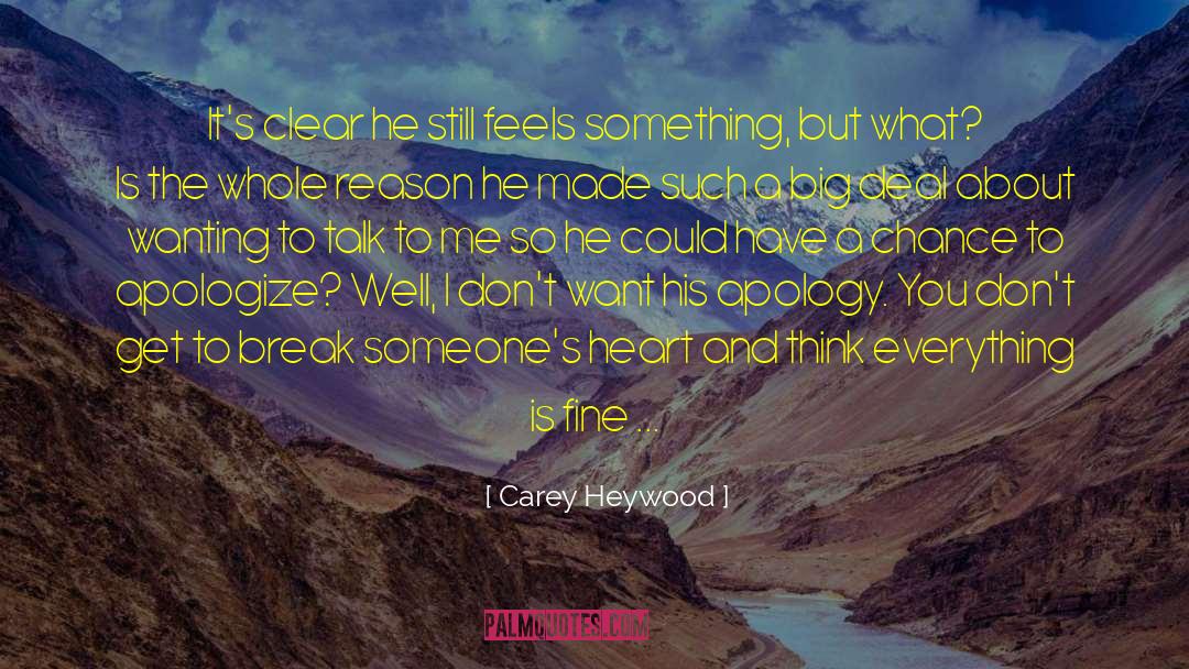 This Is Just To Say quotes by Carey Heywood