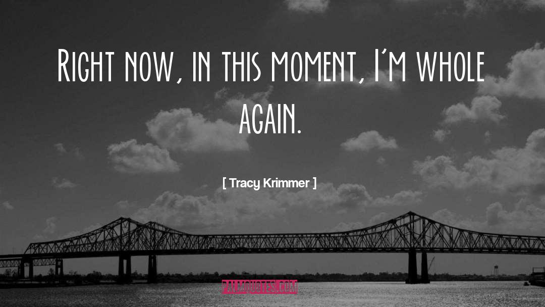 This Moment quotes by Tracy Krimmer