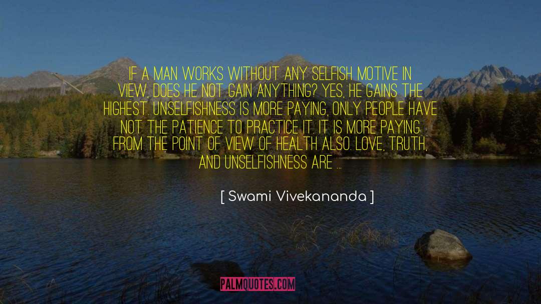 This Selfish World quotes by Swami Vivekananda