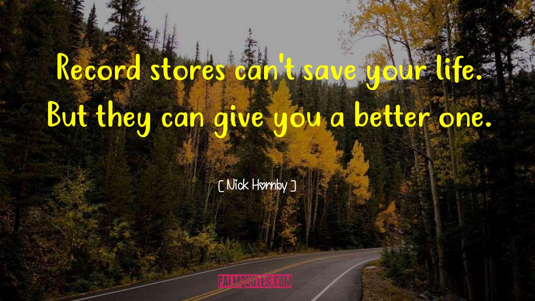 Thissen Stores quotes by Nick Hornby