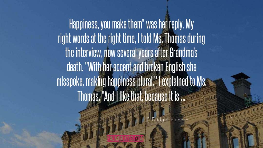 Thomas Haverty quotes by Bridget Kinsella