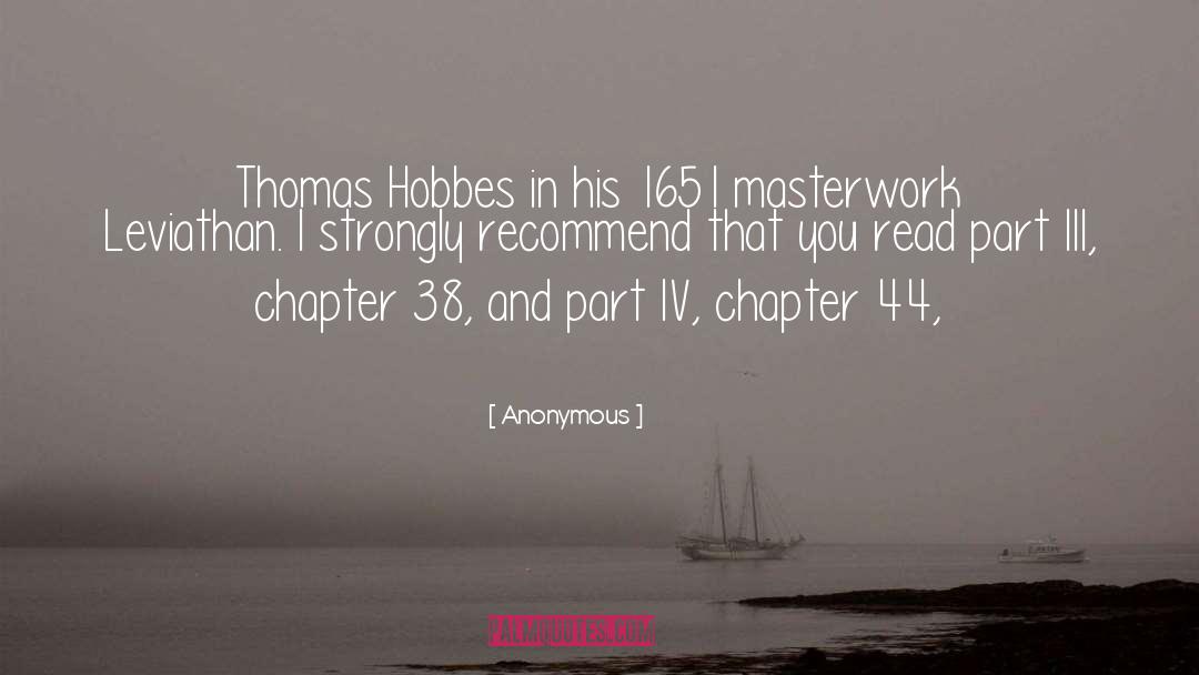 Thomas Hobbes quotes by Anonymous