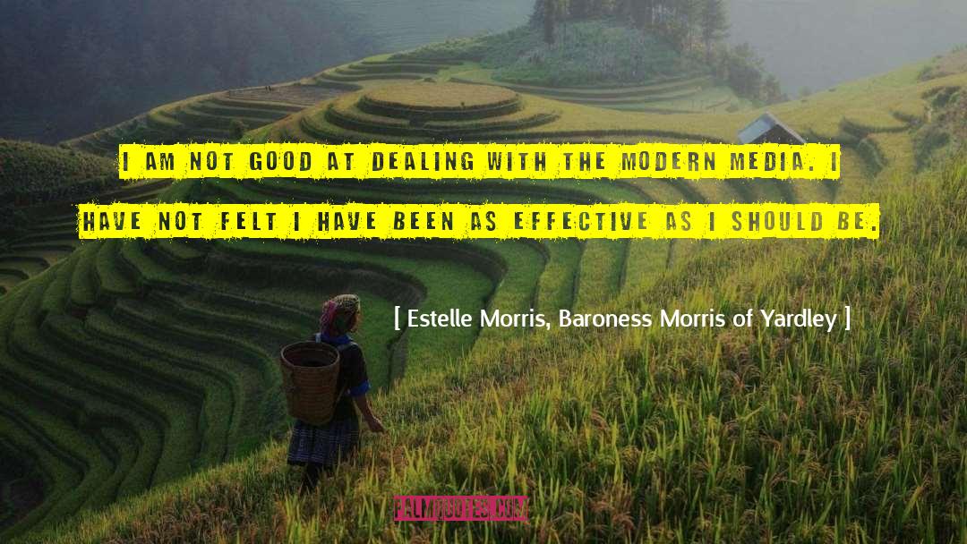 Thomasine Morris quotes by Estelle Morris, Baroness Morris Of Yardley